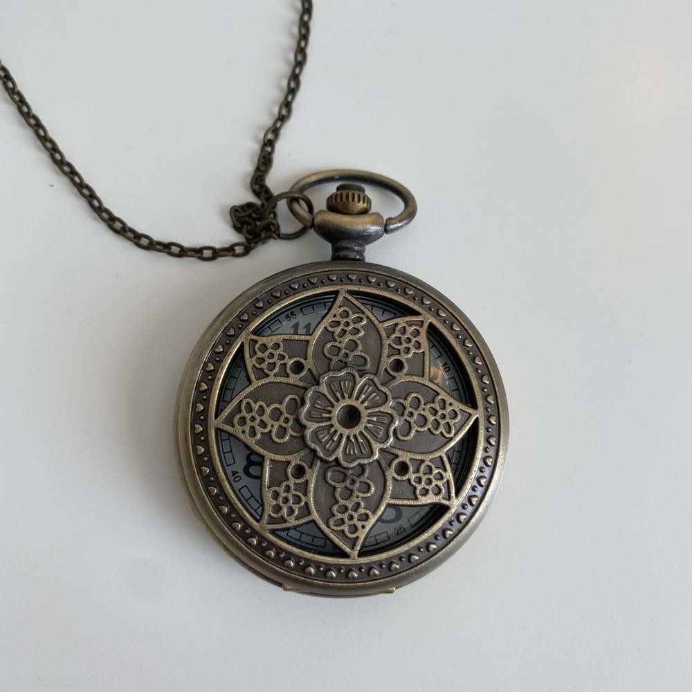 Vintage pocket watch with chain